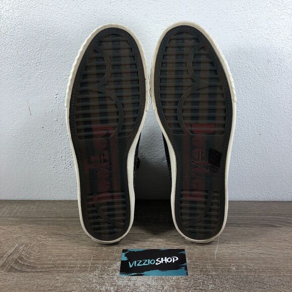 John Varvatos Bootleg Mid Feather Black Sneakers Men's 9.5 M A702B 006 - Picture 6 of 8